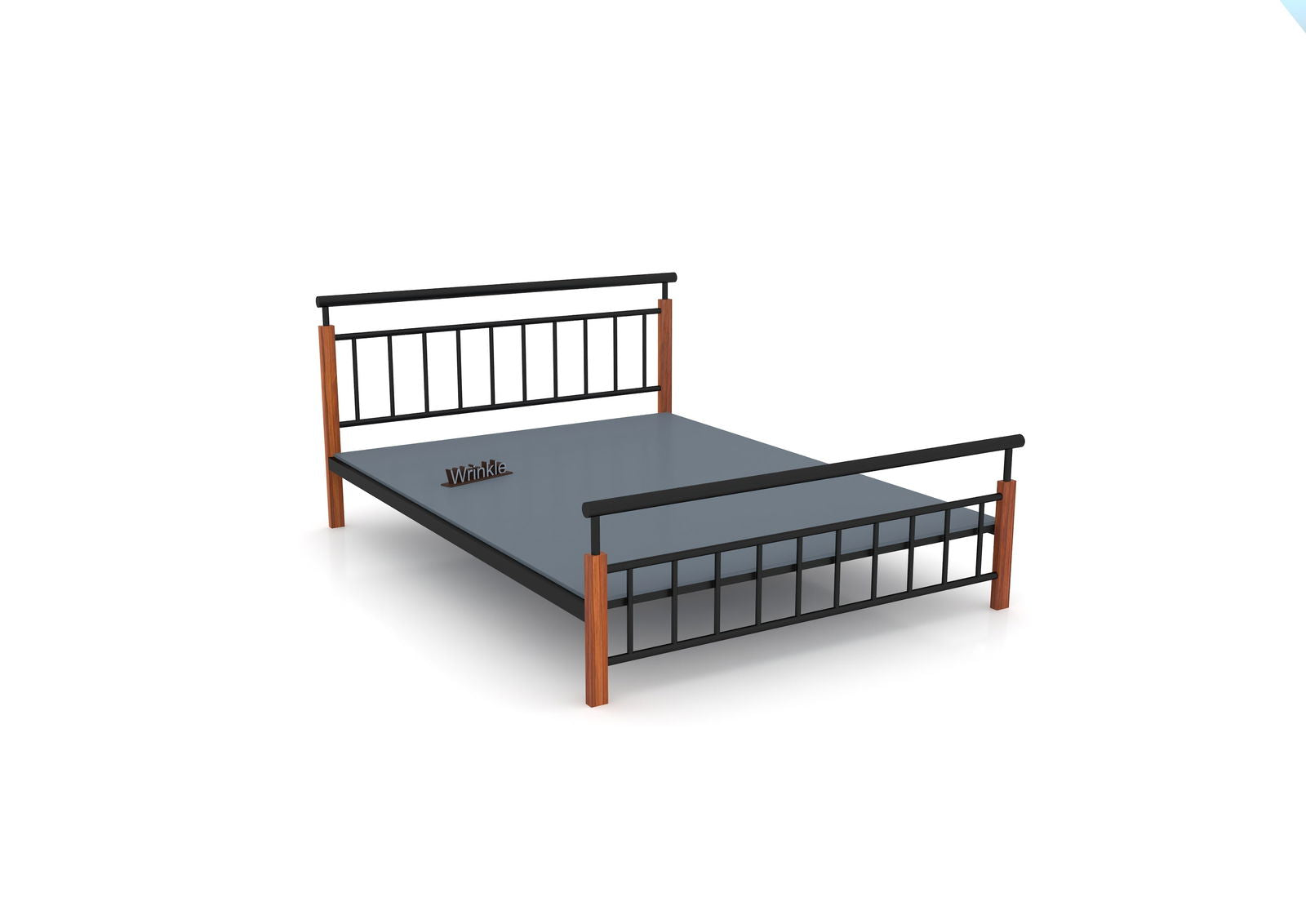 MetalCraft Dashing Design Iron Bed - Furnishiaa -  -